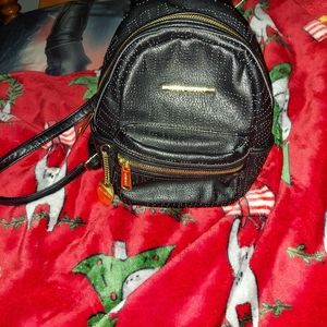 Steve Madden leather backpack purse